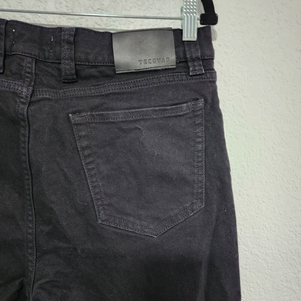 Tecovas Mens Black Demin Jeans Straight Leg Western Bootcut Style 36x32 - Picture 5 of 12